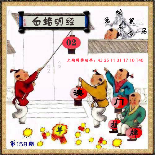 158期澳门挂牌图
